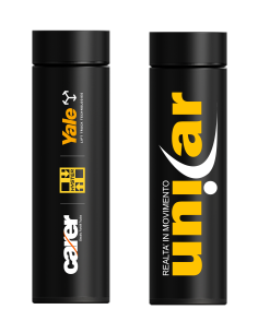 Borraccia nera WSP in alluminio